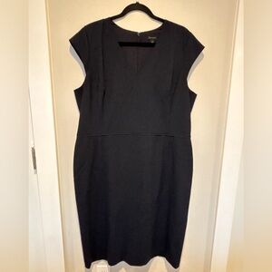Ann Taylor Black Midi Dress 18